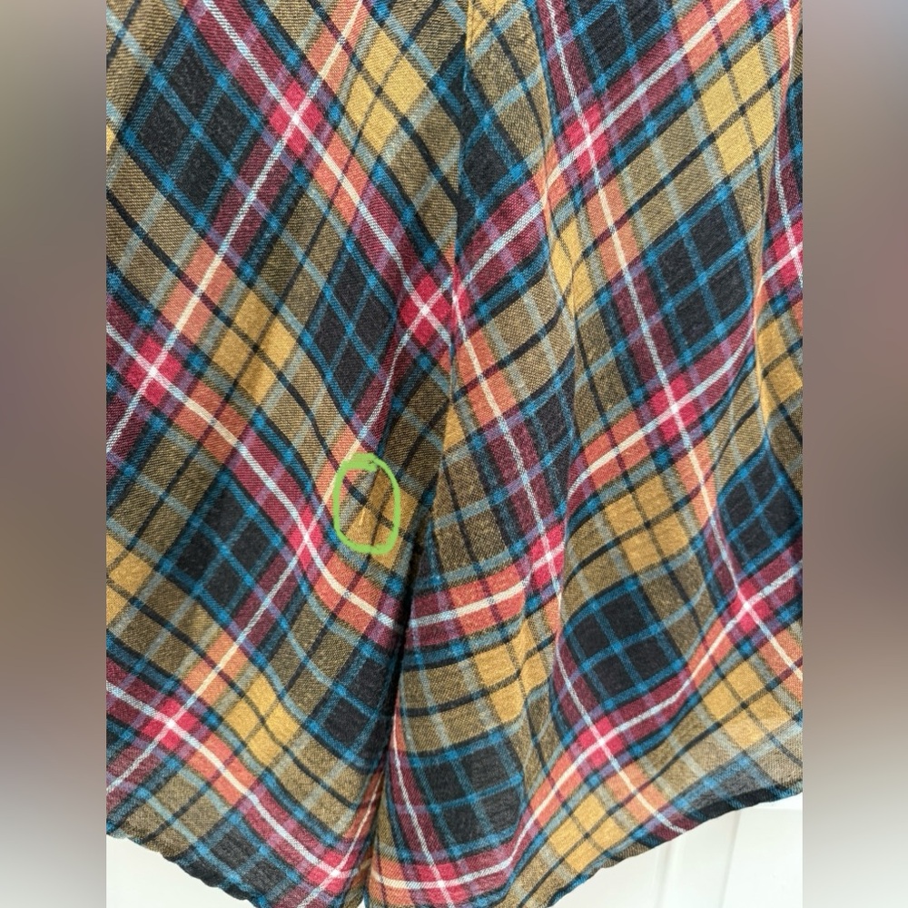 Free People Multicolor Plaid Shirt - Picture 10 of 11